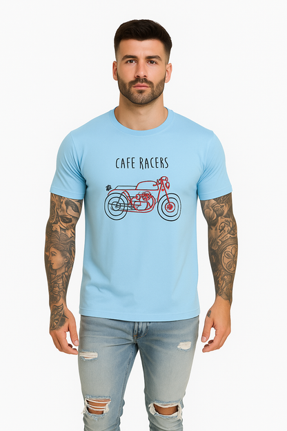 Round neck t-shirt sky