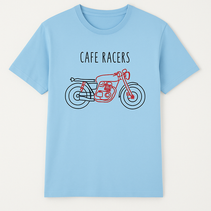 Round neck t-shirt sky